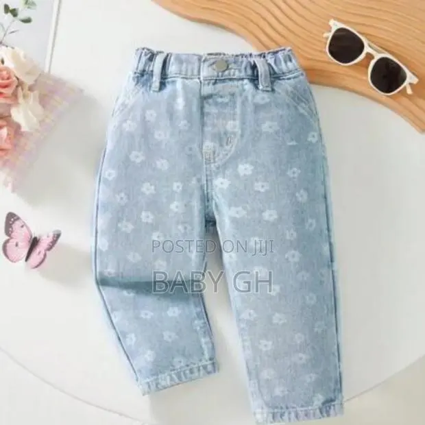 George Baby Blue Cartoon Jeans Trousers · Photo 1