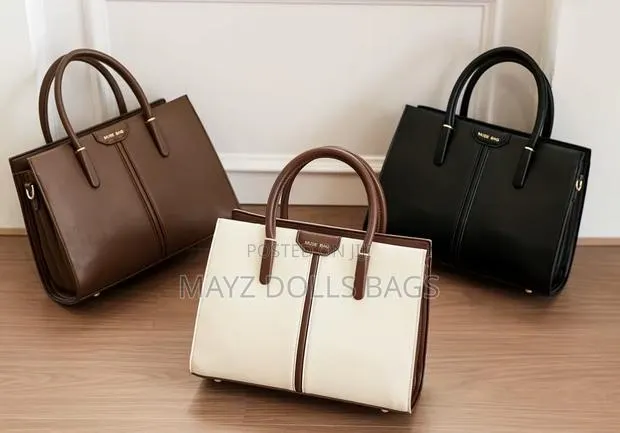 Quality Ladies Handbag Set - Maroon Brown - 2 in 1 - Tabora · Photo 1
