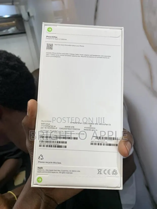 New Apple iPhone 16 Plus 128 GB Pink · Photo 1