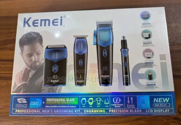 Km-8534 4 in 1 Cordless Hair Clipper · Photo 1