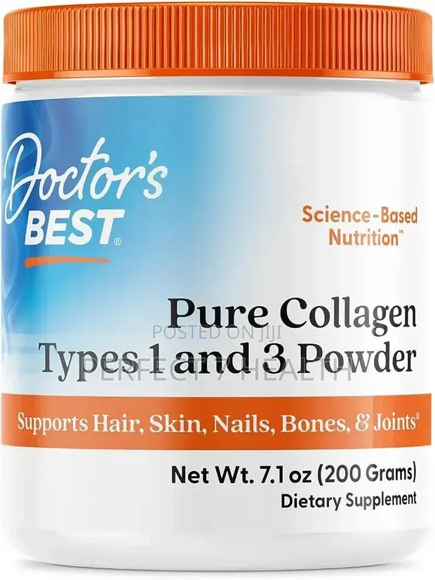 BSE-Free Hydrolyzed Pure Collagen Types 1 and 3 Powder, 7.1 Oz (200 G)
