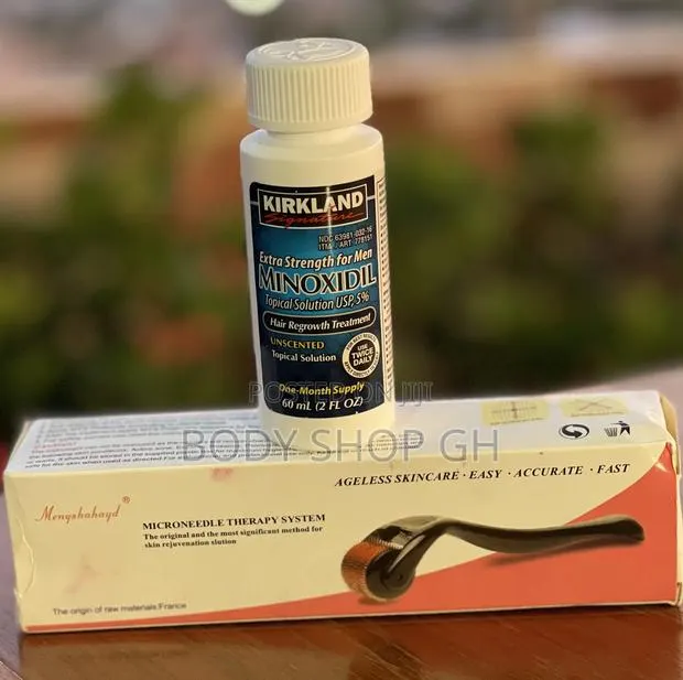 Kirkland Minoxidil + Derma Roller Beard Growth Package · Photo 1