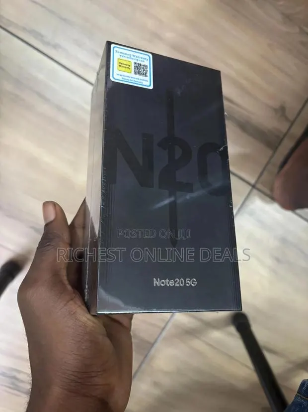 New Samsung Galaxy Note 20 5G 256 GB Black · Photo 1