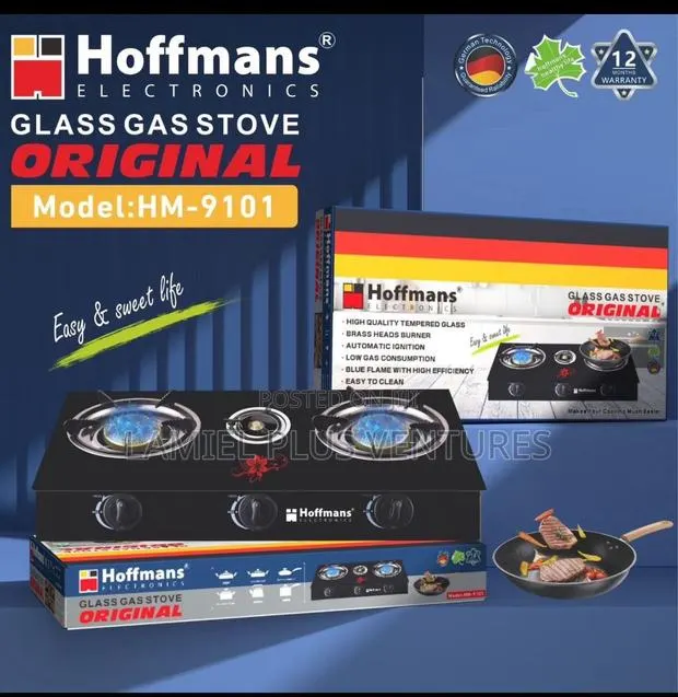 3 in 1 Hoffmans Gas Glass Stove · Photo 1