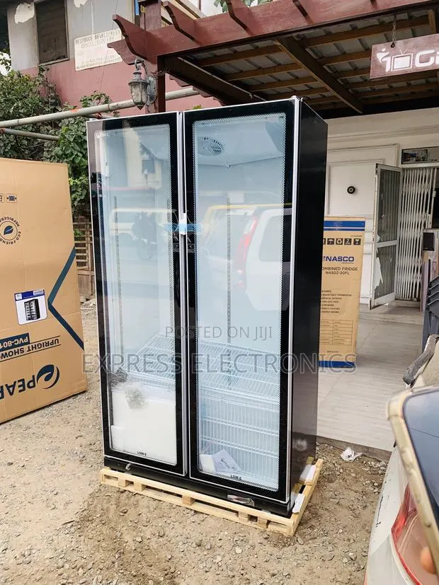 Place Your Order Pearl PVC-801-27AA 690L Double-Door Glass Display · Photo 1