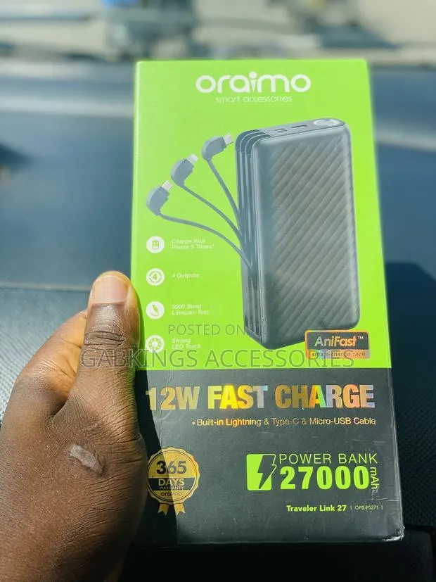 Oraimo Powerbank 27000 · Photo 1