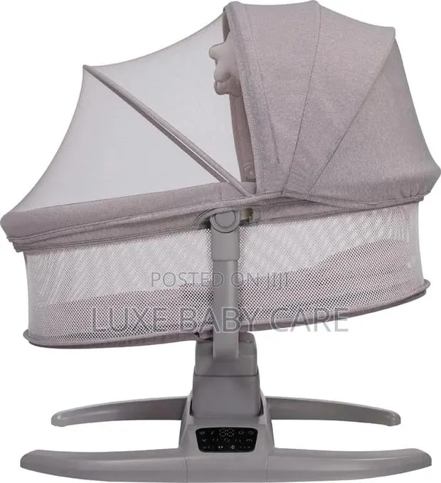 Multi-Motion Baby Cradle, Birth to 36m, Grey · Photo 1