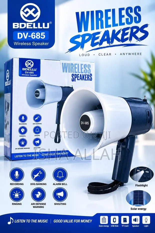 Description Bdellu Dv-685 — Loud. Clear. Anywhere.