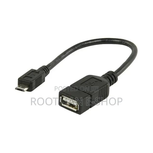 Usb 2.0 Otg on-the-Go Female / Micro Usb Male Cable · Photo 1