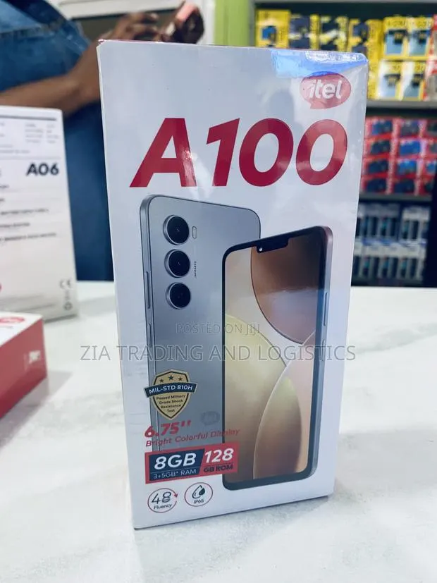New Itel A100 128 GB Black · Photo 1