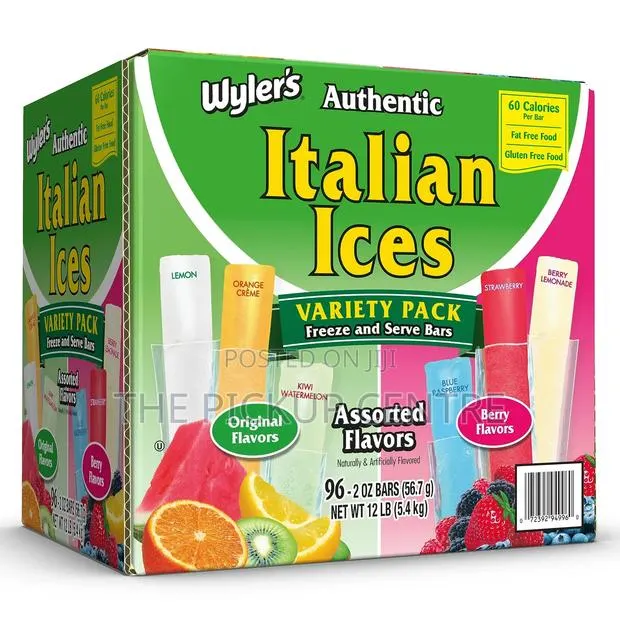 Wyler's Authentic Italian Ice Fat Free Freezer Bars 96 Count · Photo 1