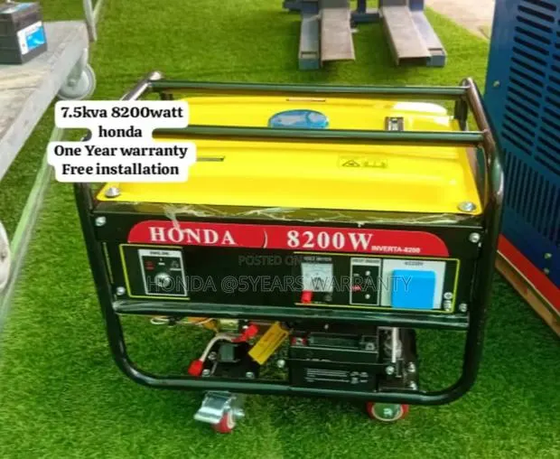 Energy Clean Honda 7.5kva Generator Petrol 8200watt Honda · Photo 1