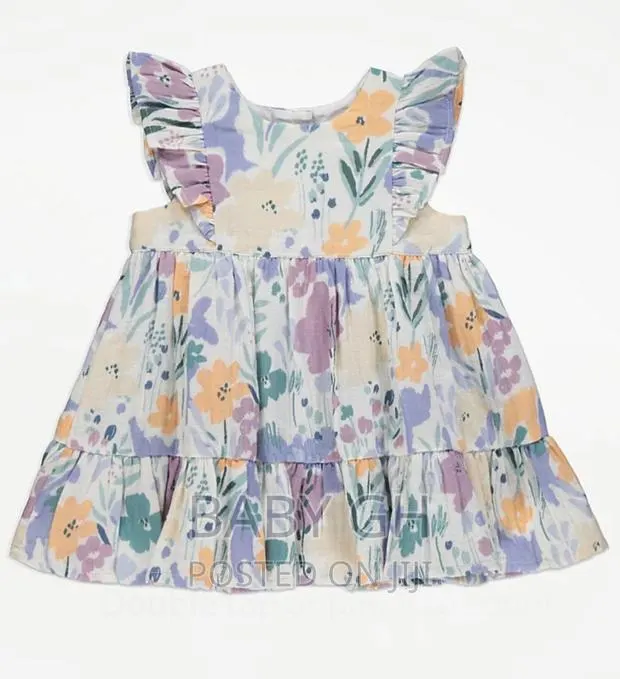 George Pastel Floral Tiered Dress · Photo 1