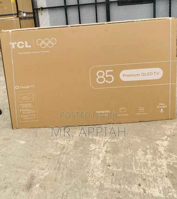 Unique TCL 85p7L 85” Qled Smart Google TV(Black) · Photo 1