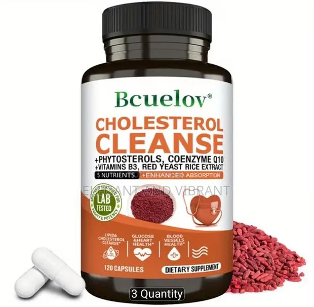 Cholesterol Health Supp, Contains Phytosterols,Coenzyme Q10,&Red Yeast · Photo 1