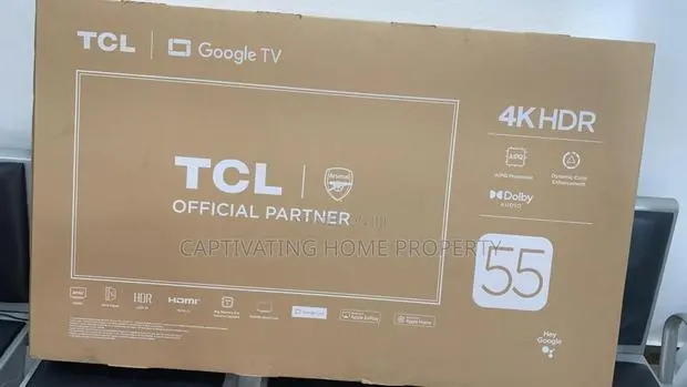 TCL Smart TV (Qled 55 Inches) Netflix, Prime, Google, Bluetooth More · Photo 1