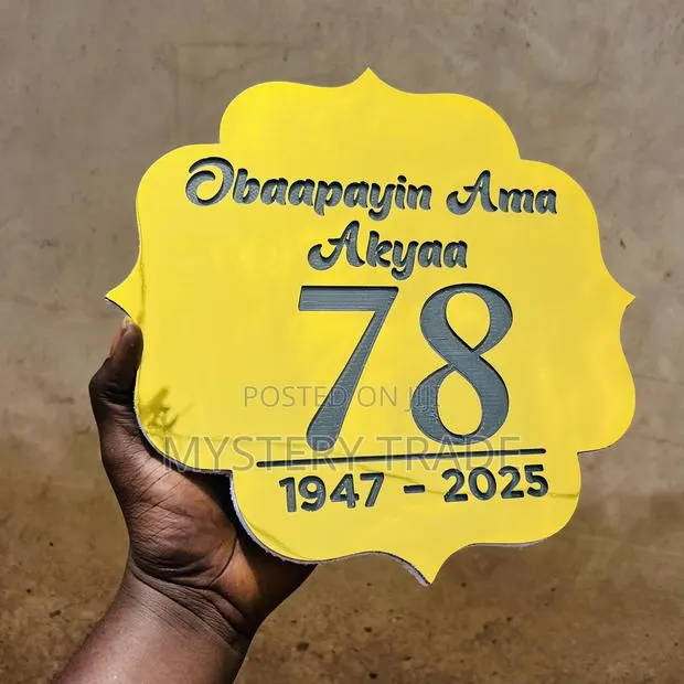 CNC Machine Engraving on Gold Alucobond · Photo 1