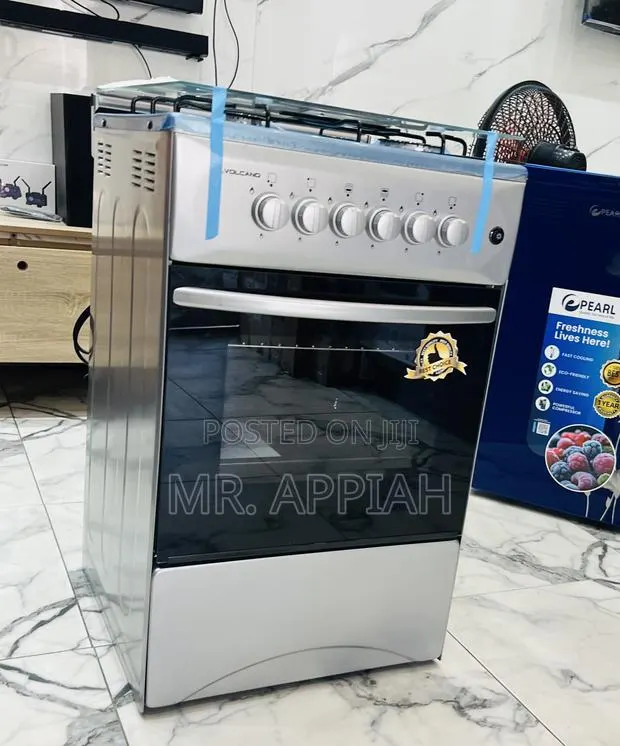 Get Order Volcano 4 Gas Burner With Grill(Glass Lid)Gray.. · Photo 1