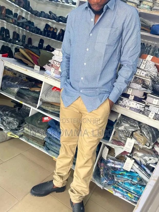 Shirt and Khaki Trousers Combo · Photo 1