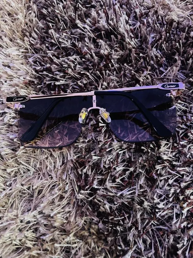 Cartier Designer Rimless Shield Sunglasses · Photo 2