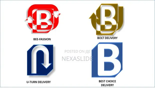 4 Delivery Logo Designs - B Letter · Photo 1