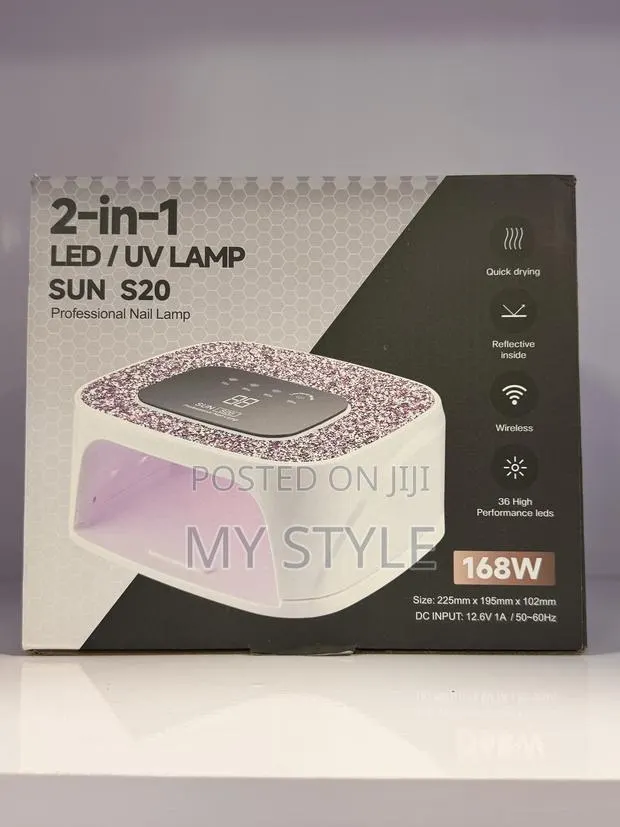2-in-1 Led/Uv Lamp Sun S20 Rechargeable · Photo 1