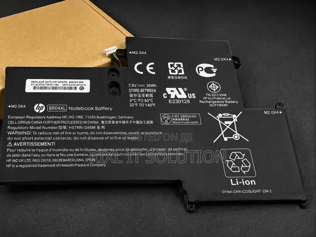 Original HP EliteBook 1020 G1 BR04XL 4-Cell 36 Wh Laptop Battery Spare · Photo 2