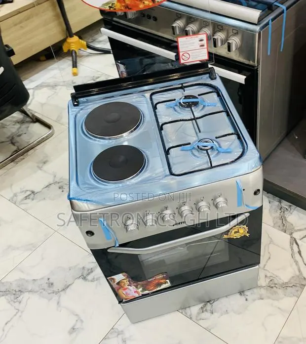 Grab Elegant Grey 60x60 Ferre 2 Gas + 2 Electric Cooker · Photo 1