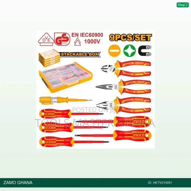 9 PCS Insulated Hantools Set - Hktv01h091 · Photo 1