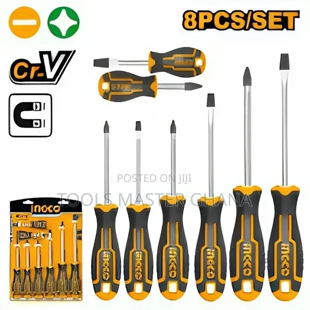 8 Pcs Screwdriver Set - Hksd0828 · Photo 1