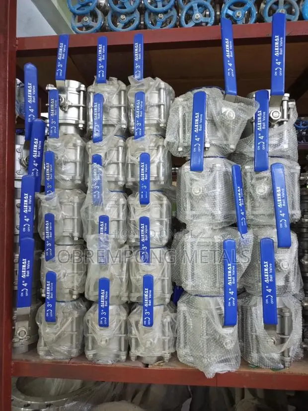 Dn100 Stainless Ball Valve Threaded Pins · Photo 1