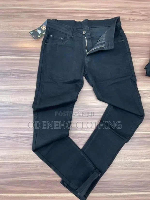 Quality Turkish Black Jeans for Men · Photo 1