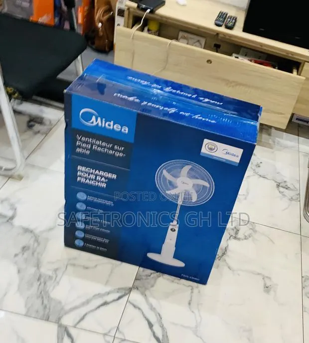 Check Out Midea 18-Inch Rechargeable Fan (Model Fs45-23mrd) · Photo 1
