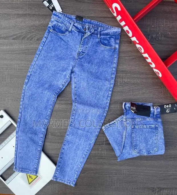 Stock Plain Jeans Trousers for Men (Sizes 30,31,32,33, 34, 36, 38, 40) · Photo 1
