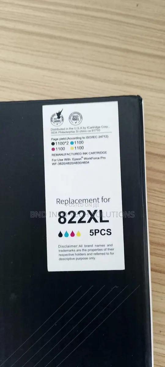 822xl Remanufactured Ink Cartridges for Epson Workforce Pro Printers · Photo 1