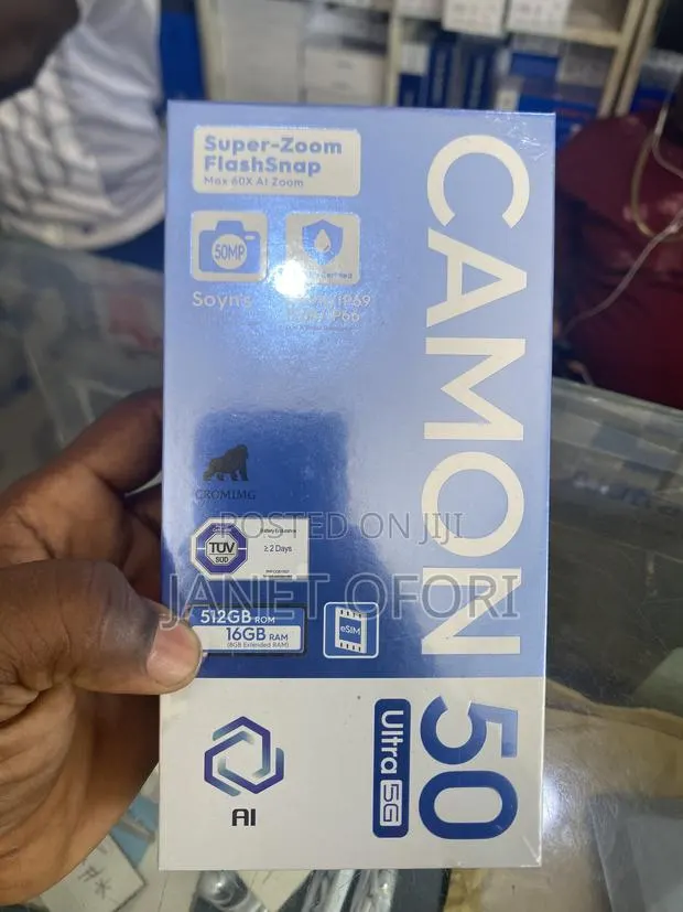 New Tecno Camon 50 Ultra 512 GB Black · Photo 1