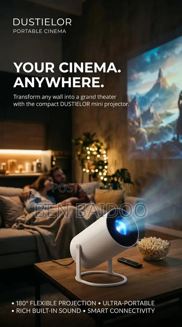 HD Smart Projector (Smart Connection,Home Cinema) · Photo 1