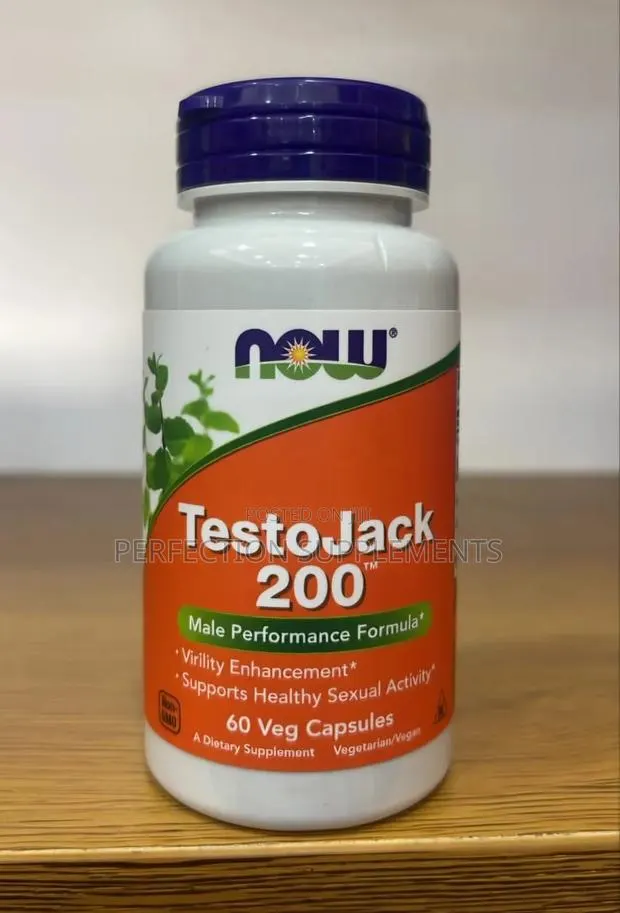 Now TestoJack® 200 Veg Capsules
Male Performance Formula · Photo 1