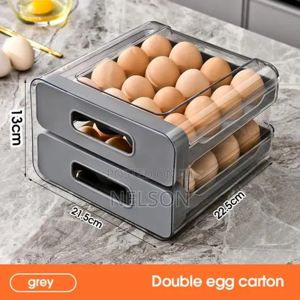 Double Egg Carton - Clear Container · Photo 1