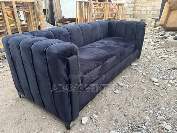 3in1 Blue and Black Sofas Chairs · Photo 1