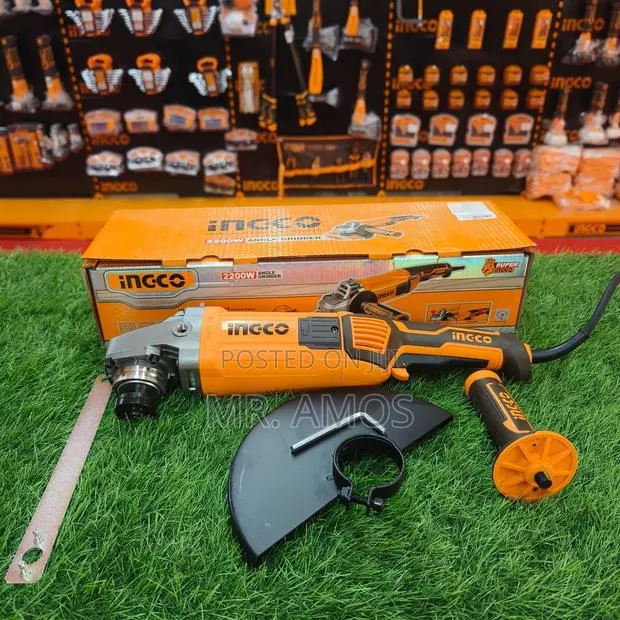 2200 Watt 9-Inches Angle Grinder With Auxiliary Handle - Ag220018 · Photo 1
