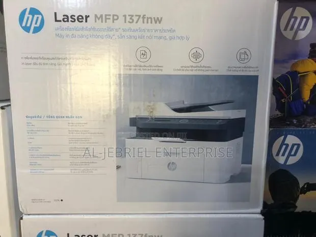 Hp MFP Laser 137fnw Wirelesss All in One Laserjet Printer · Photo 1