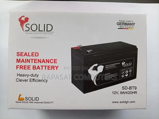 All New Solid Ups Battery 12v*9ah · Photo 1