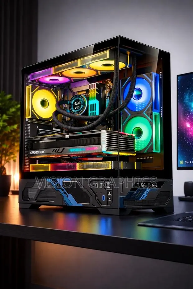 PC Gaming Case With Digital Temperature Display Function · Photo 1