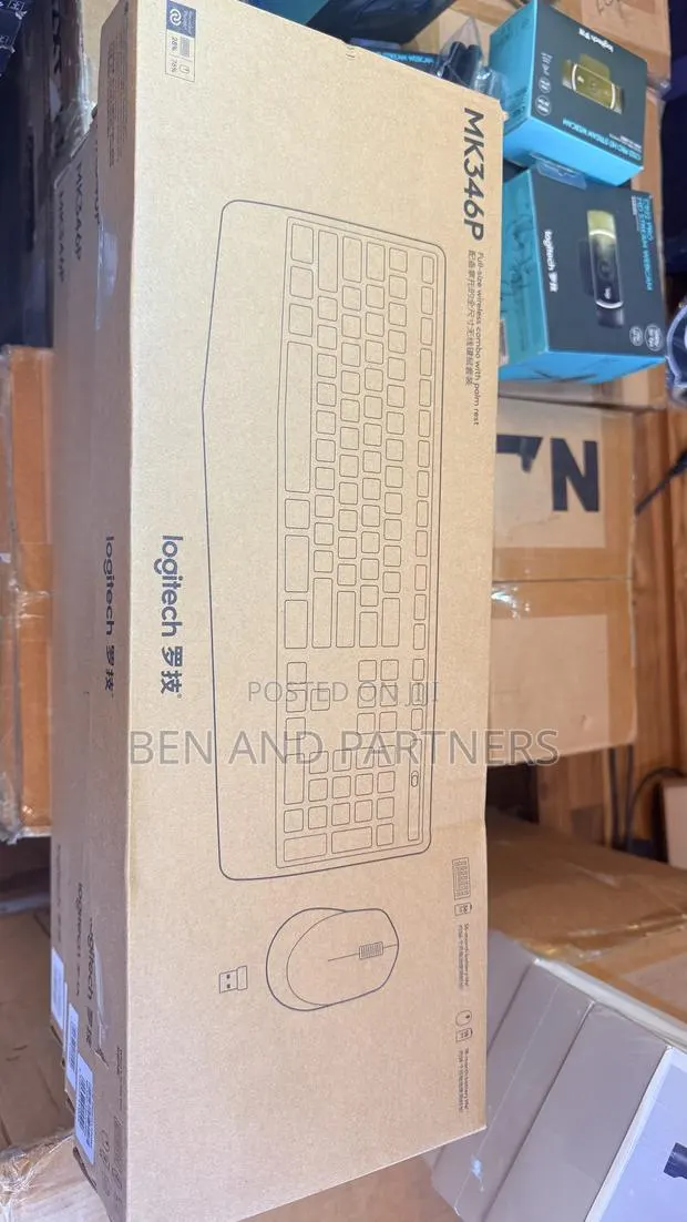 Logitech Mk346p Wireless Keyboard and Mouse Combo · Photo 1