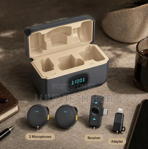 Dual Wireless Lavalier Microphone With Smart Noise Cancellation · Photo 1