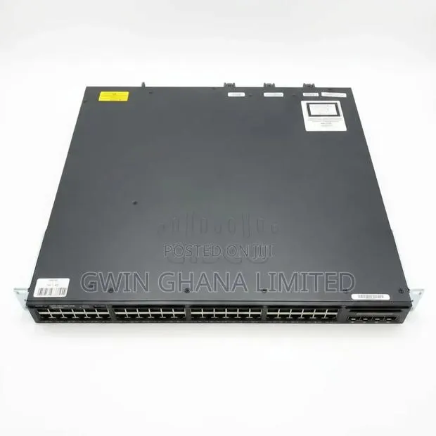 Cisco 3650-48ps-L 48-Port Gigabit PoE+Layer 3 Managed Switch |4×1G SFP · Photo 1