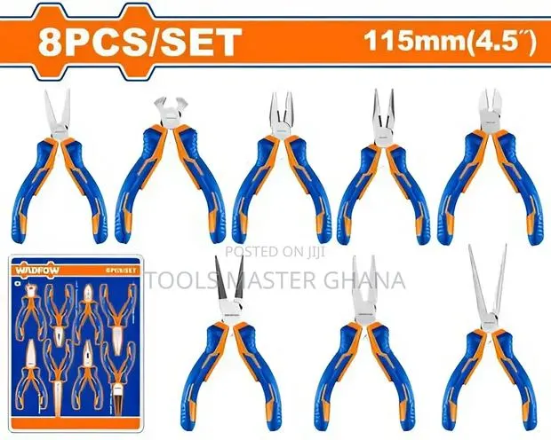 8 PCS Mini Pliers Set - Wps1618 · Photo 1