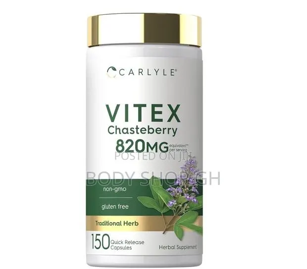 Carlyle Vitex Chasteberry Supplement | 150 Capsules Vitex · Photo 1