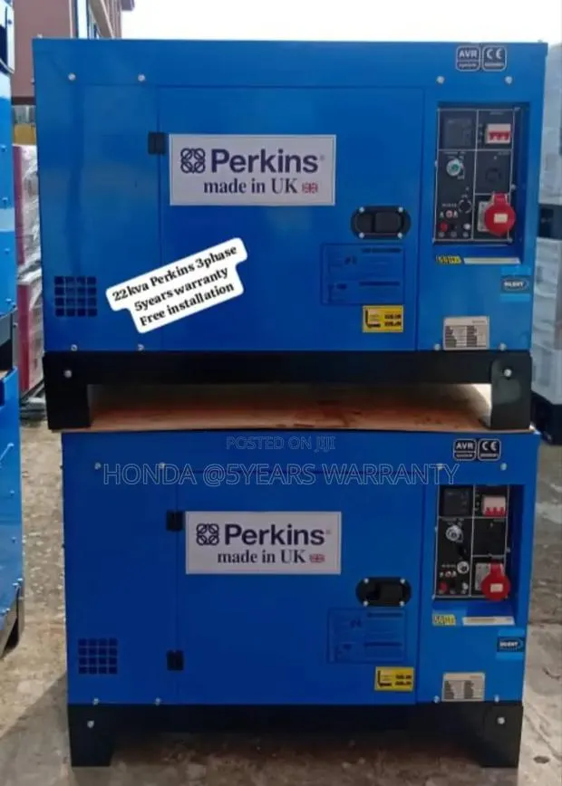 Power Gen Solution Perkins Generator 22kva 3phase Ats Perkin · Photo 1